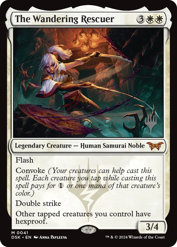 The Wandering Rescuer (Promo Pack) [Duskmourn: House Of Horror Promos] 1