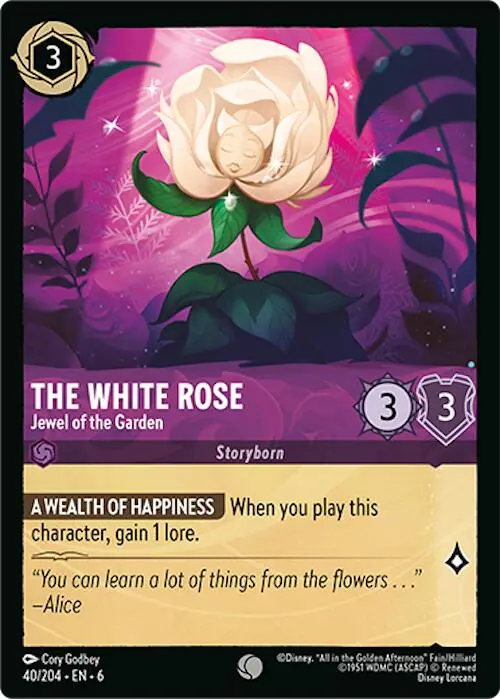 The White Rose - Jewel Of The Garden (40/204) [Azurite Sea] 1