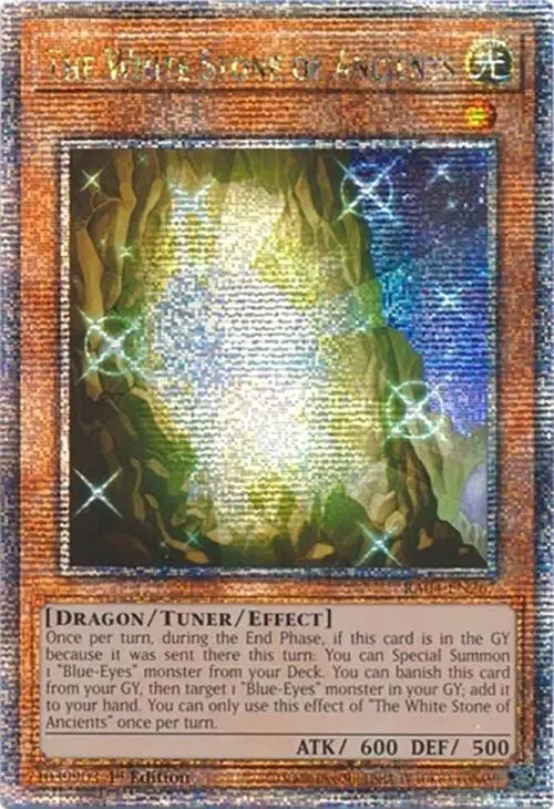 The White Stone Of Ancients [Ra04-En267] Quarter Century Secret Rare 1