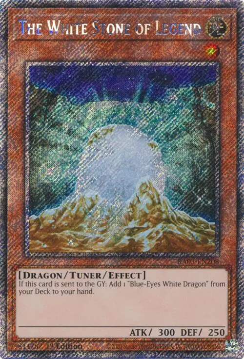 The White Stone Of Legend (Platinum Secret Rare) [Ra03-En208] Platinum Secret Rare 1