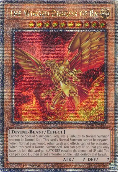 The Winged Dragon Of Ra (Quarter Century Secret Rare) [Ra03-En137] Quarter Century Secret Rare 1