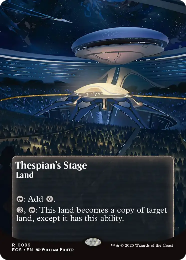 Thespian's Stage (0089) (Borderless) [Edge Of Eternities: Stellar Sights] 1