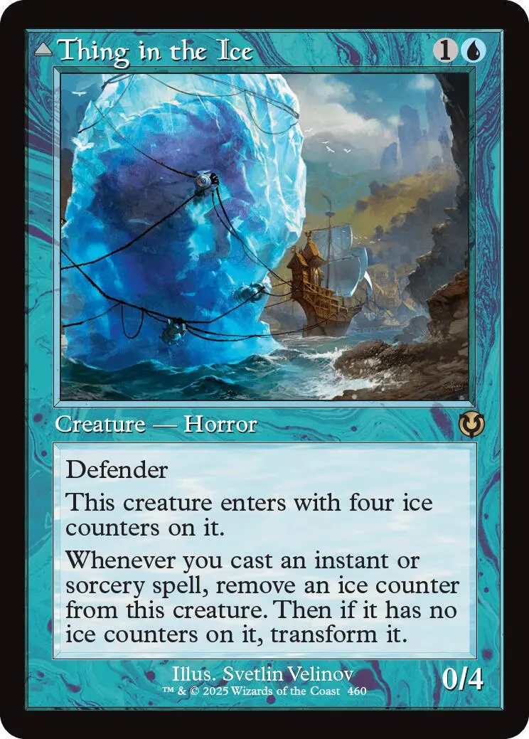 Thing In The Ice // Awoken Horror (Retro Frame) [Innistrad Remastered] 1
