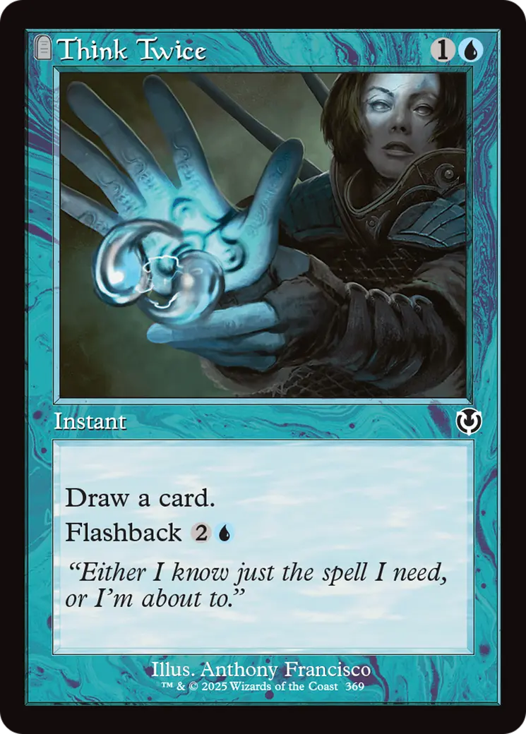 Think Twice (Retro Frame) [Innistrad Remastered] 1