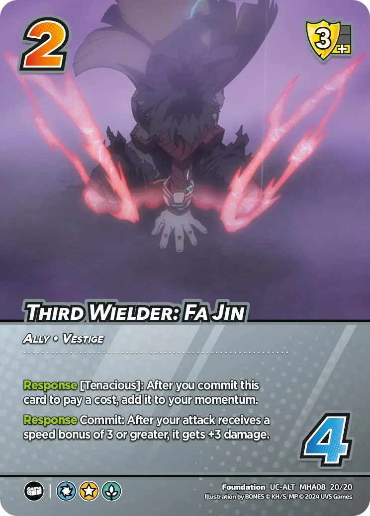 Third Wielder: Fa Jin (Alternate Art) [Challenger Series: My Hero Academia - Dark Hero Arc] 1