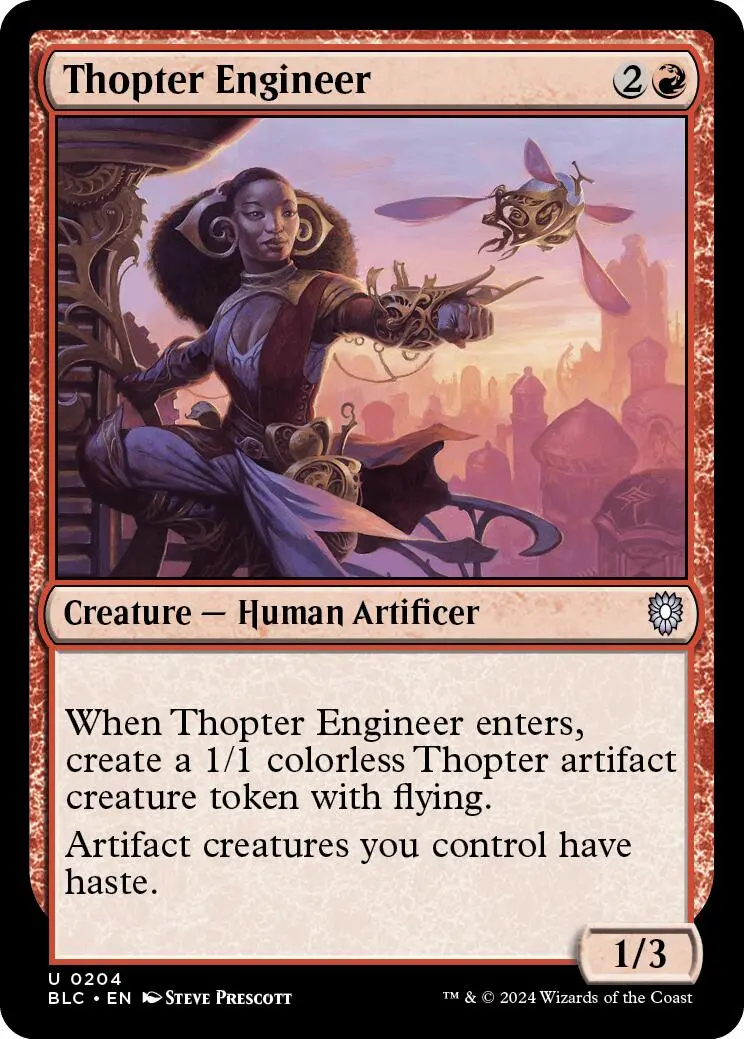 Thopter Engineer [Bloomburrow Commander] 1