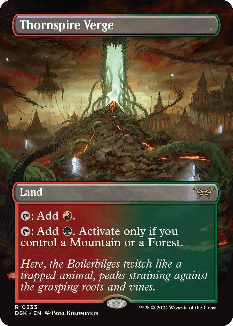 Thornspire Verge (Borderless) [Duskmourn: House Of Horror] 1
