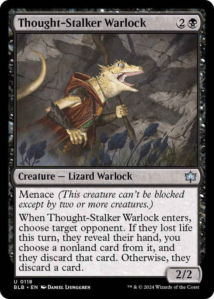 Thought-Stalker Warlock [Bloomburrow] 1