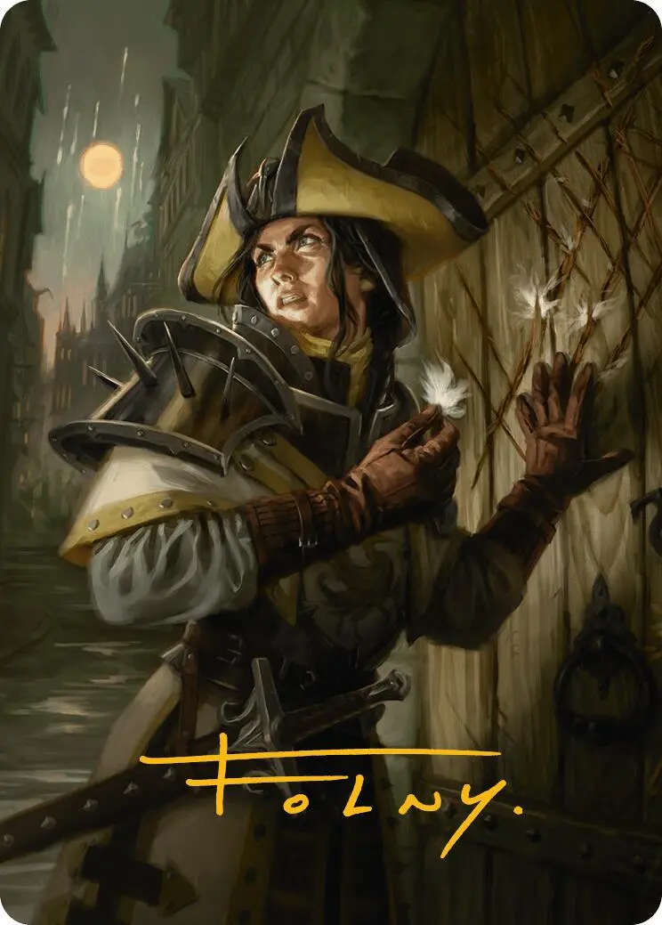 Thraben Inspector Art Card (Gold-Stamped Signature) [Innistrad Remastered Art Series] 1