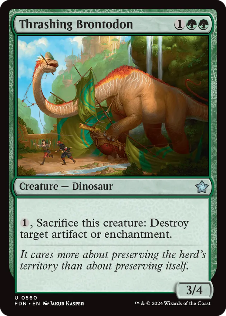 Thrashing Brontodon [Foundations] 1