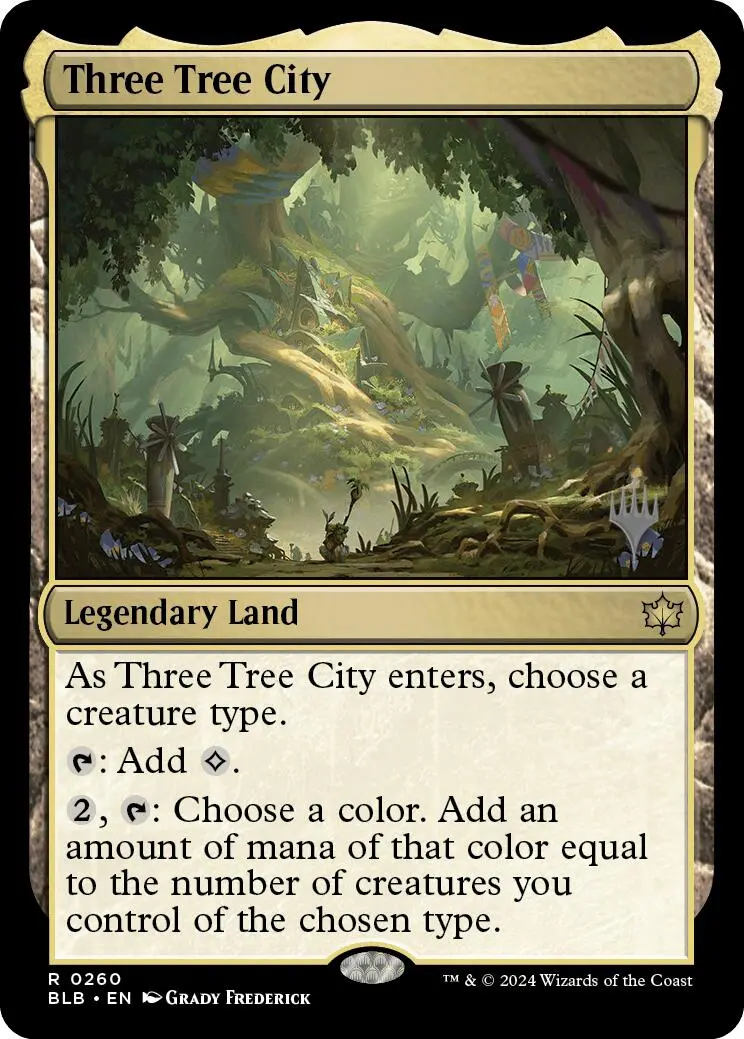 Three Tree City (Promo Pack) [Bloomburrow Promos] 1