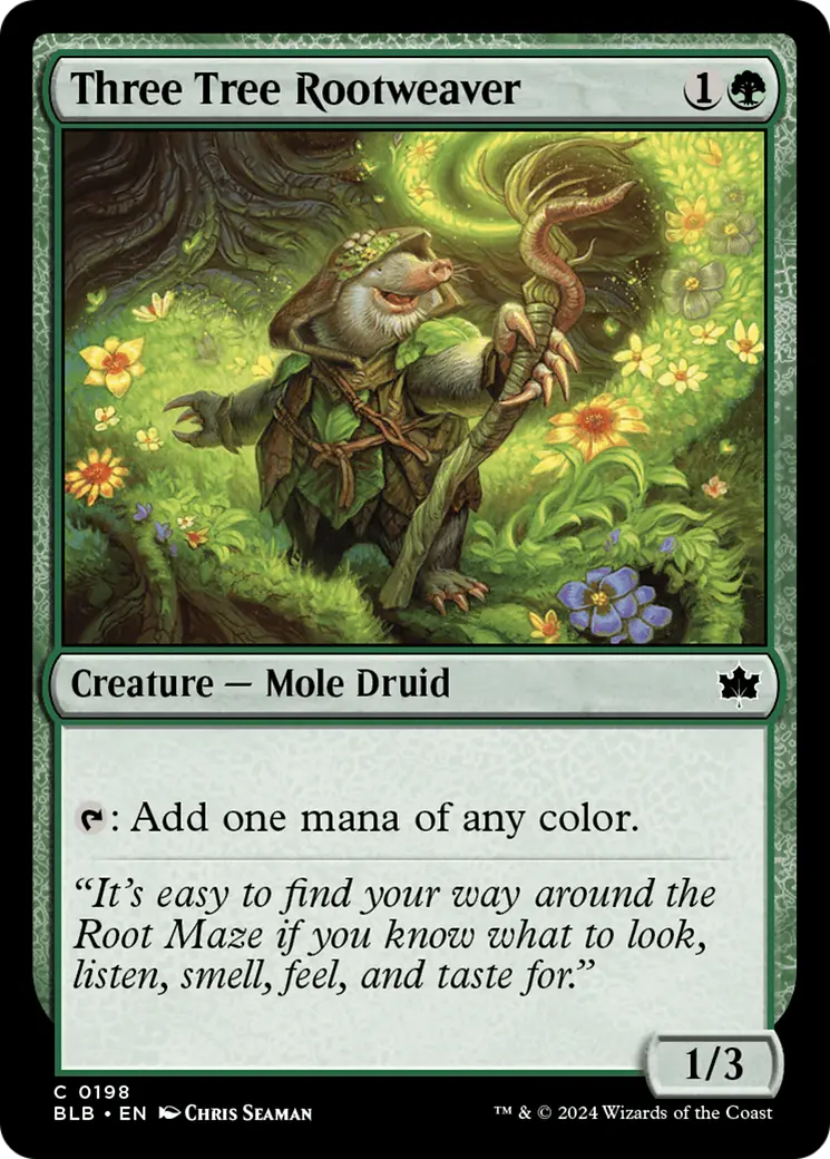 Three Tree Rootweaver [Bloomburrow] 1
