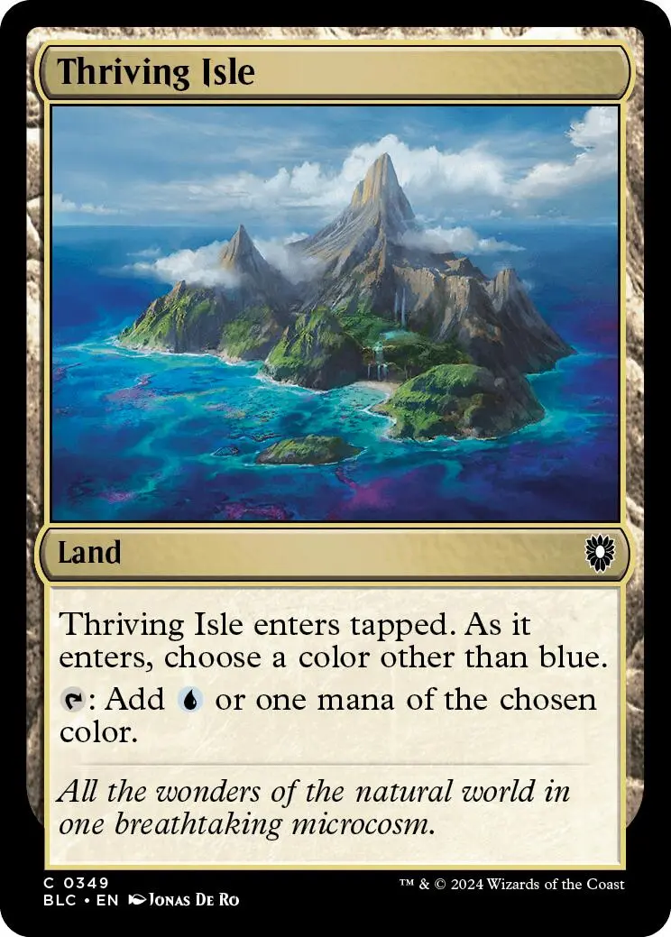Thriving Isle [Bloomburrow Commander] 1