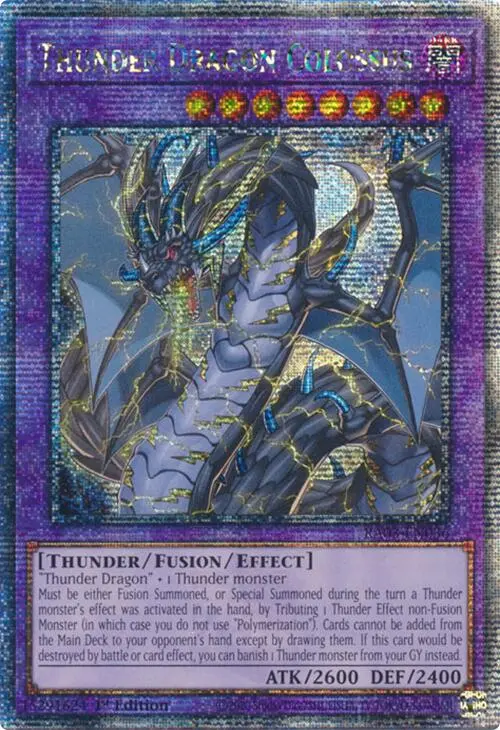 Thunder Dragon Colossus (Quarter Century Secret Rare) [Ra03-En036] Quarter Century Secret Rare 1