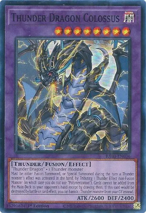Thunder Dragon Colossus [Ra03-En036] Super Rare 1