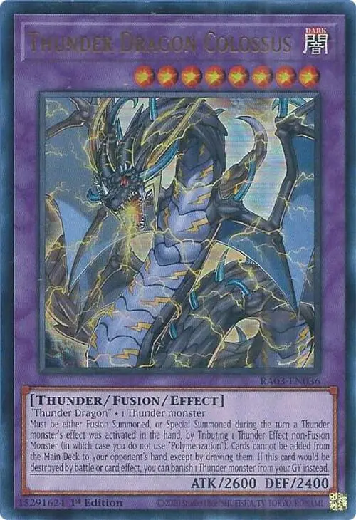 Thunder Dragon Colossus (Ur) [Ra03-En036] Ultra Rare 1
