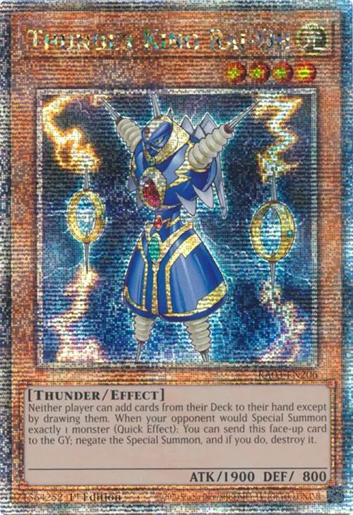 Thunder King Rai-Oh (Quarter Century Secret Rare) [Ra03-En206] Quarter Century Secret Rare 1