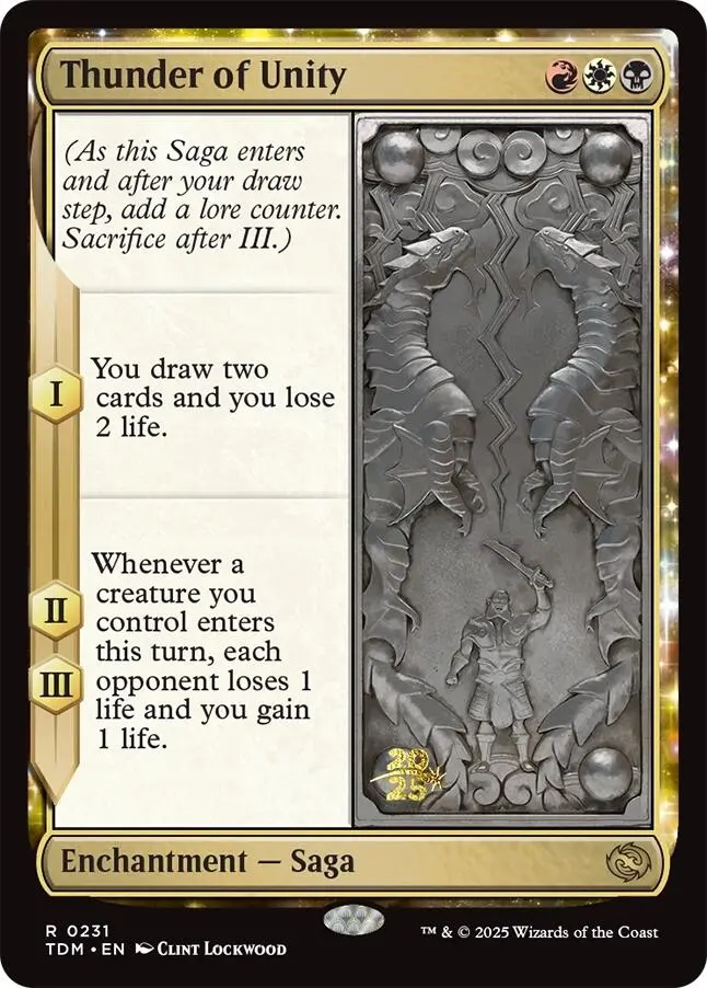Thunder Of Unity [Tarkir: Dragonstorm Prerelease Promos] 1