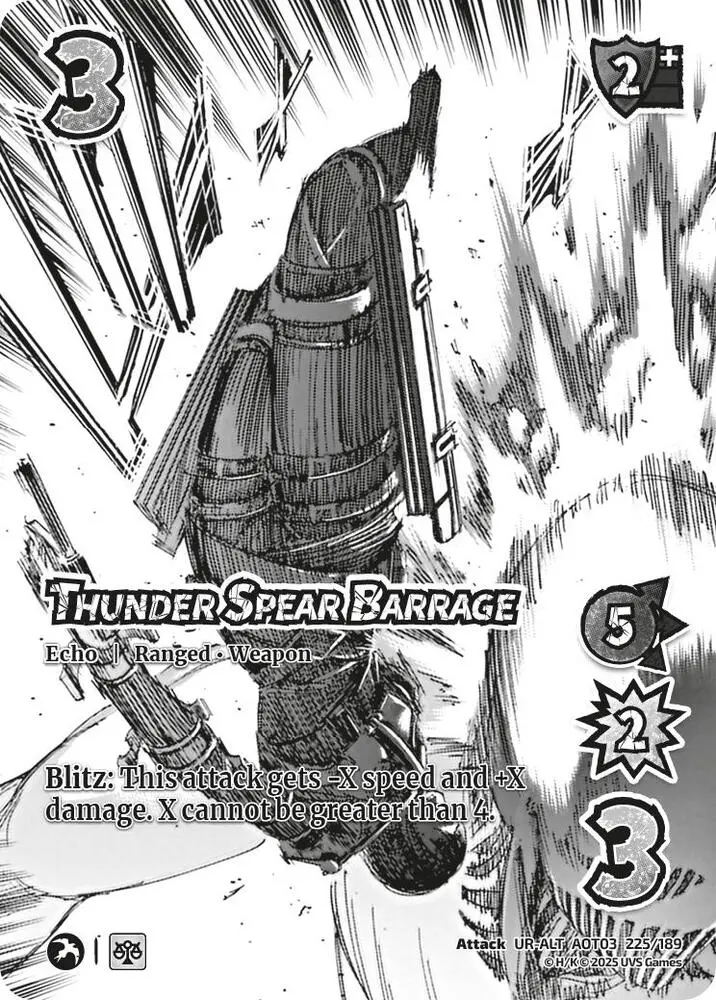 Thunder Spear Barrage (Alternate Art) - Foil 1