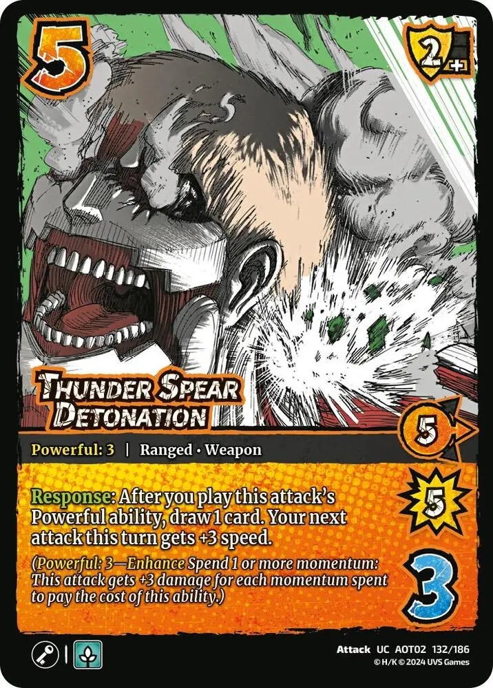 Thunder Spear Detonation - Attack On Titan: Origins Of Power (Aot02) 1