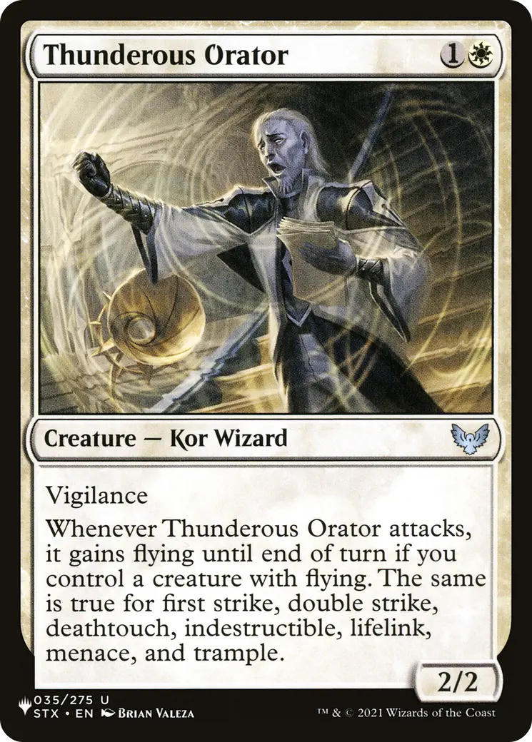 Thunderous Orator [The List] 1