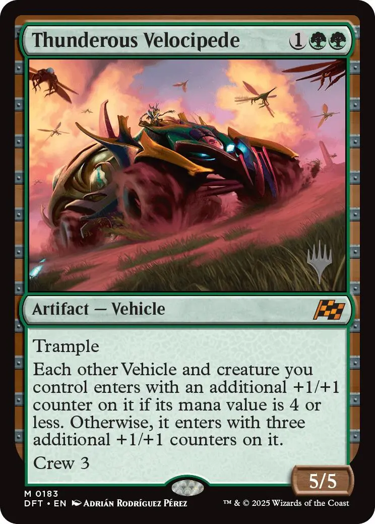 Thunderous Velocipede (Promo Pack) [Aetherdrift Promos] 1