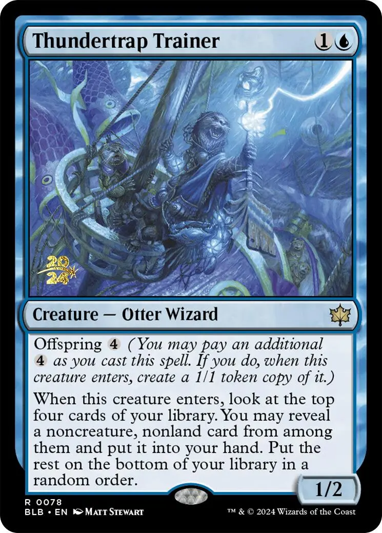Thundertrap Trainer [Bloomburrow Prerelease Promos] 1