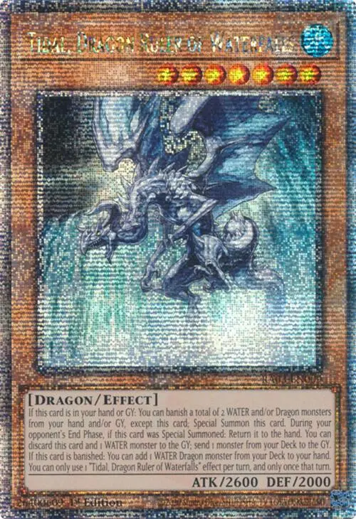 Tidal, Dragon Ruler Of Waterfalls (Quarter Century Secret Rare) [Ra03-En009] Quarter Century Secret Rare 1