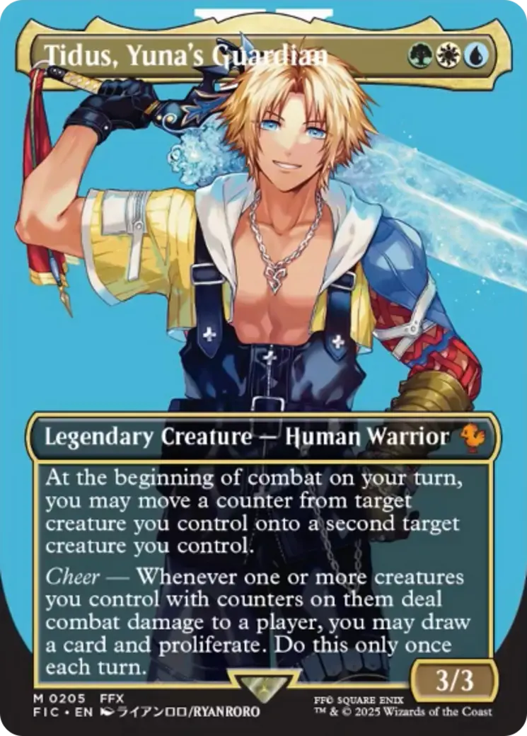 Tidus, Yuna's Guardian (Borderless) [Final Fantasy Commander] 1
