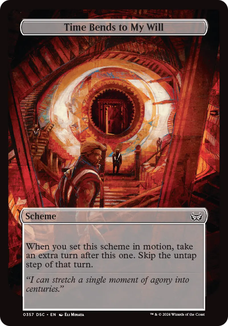 Time Bends To My Will (Full Art) [Duskmourn: Archenemy] 1