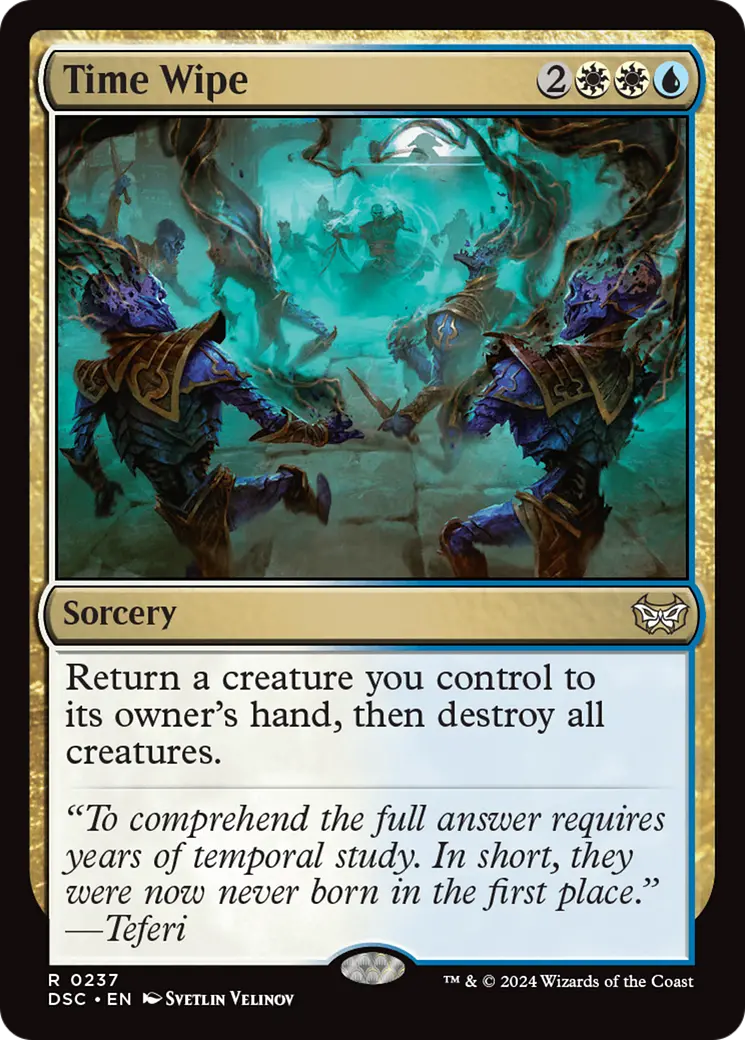Time Wipe [Duskmourn: House Of Horror Commander] 1
