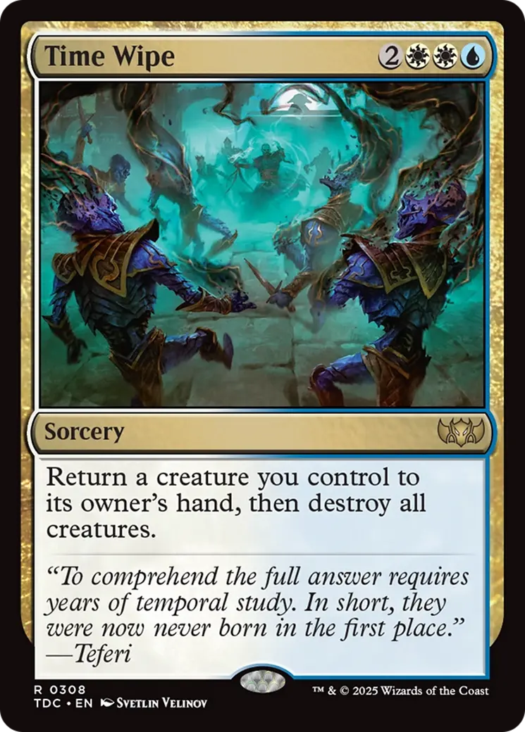 Time Wipe [Tarkir: Dragonstorm Commander] 1