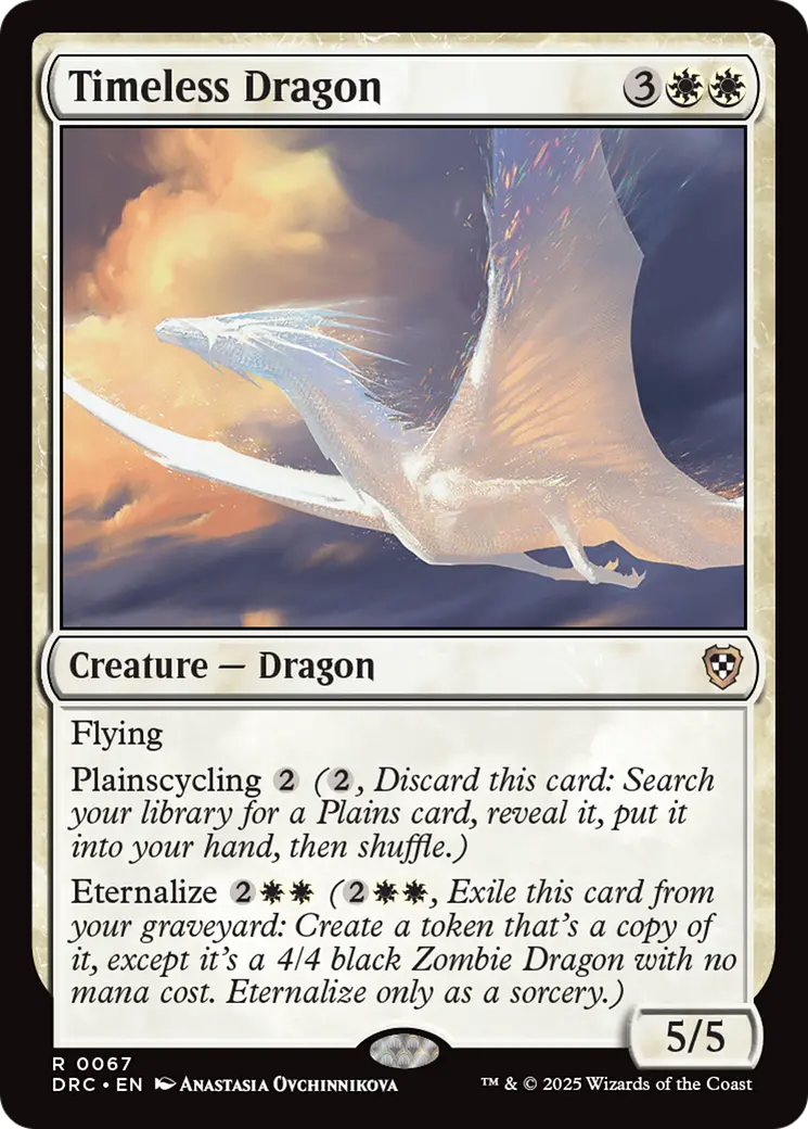 Timeless Dragon [Aetherdrift Commander] 1