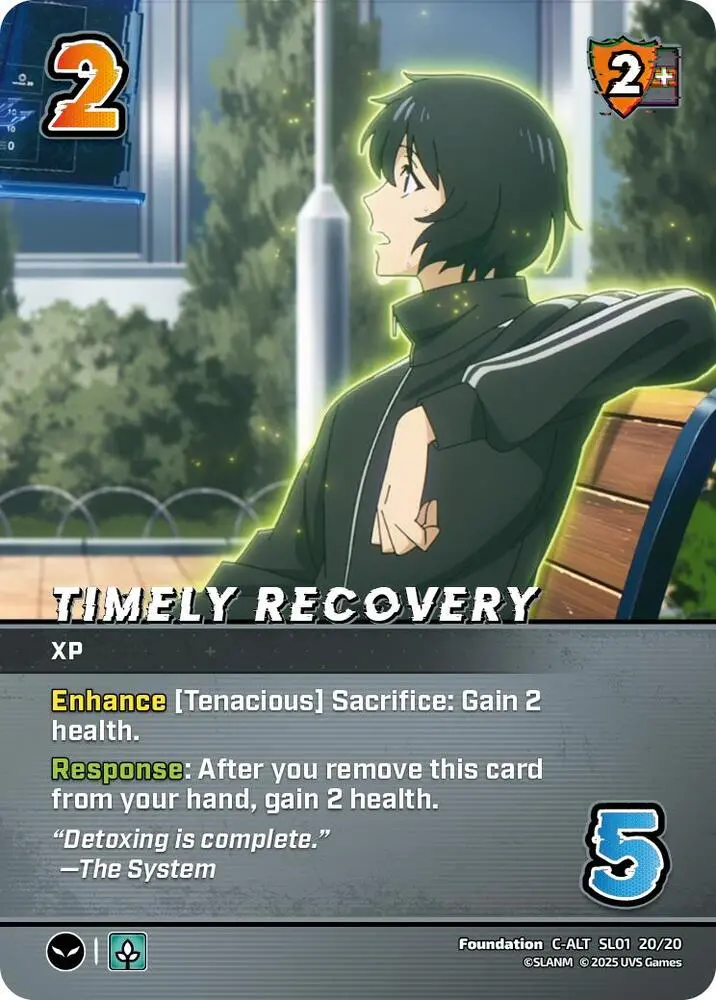 Timely Recovery (Alternate Art) - Sl01 20/20 - Alternate Art Common 1