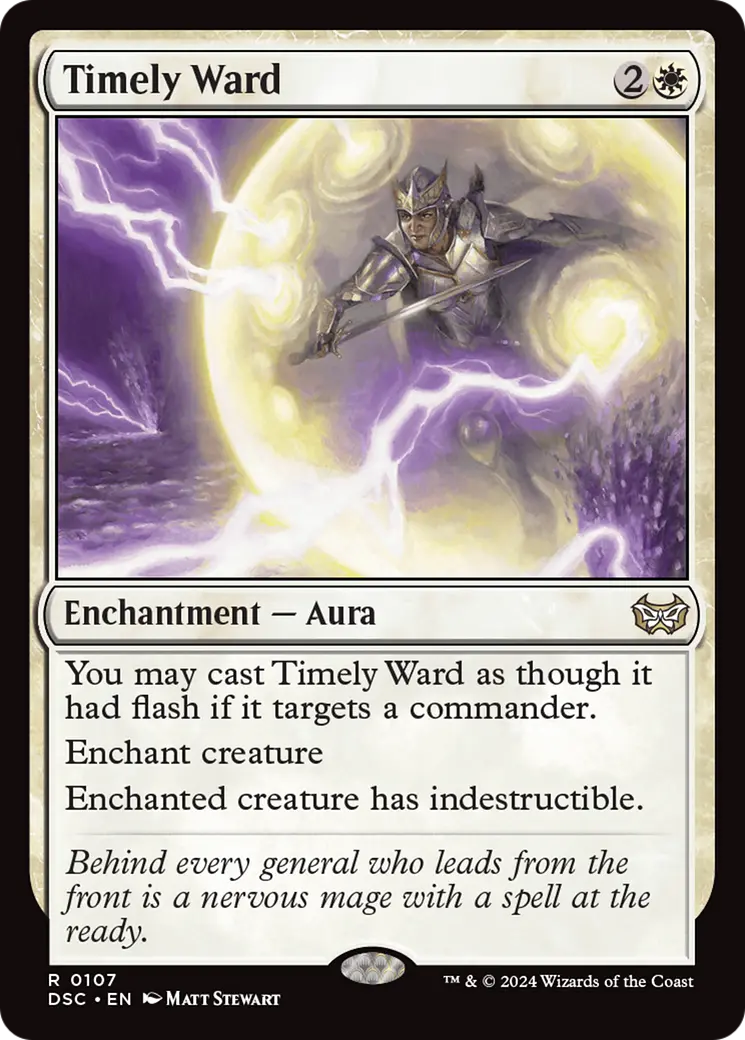 Timely Ward [Duskmourn: House Of Horror Commander] 1