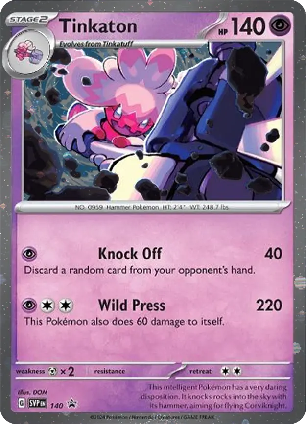 Tinkaton (Svp140) (Cosmos Holo) [Scarlet & Violet: Black Star Promos] 1