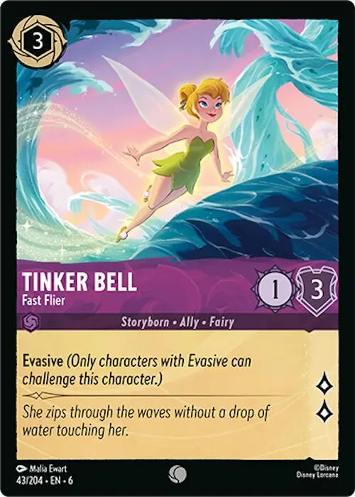 Tinker Bell - Fast Flier (43/204) [Azurite Sea] 1