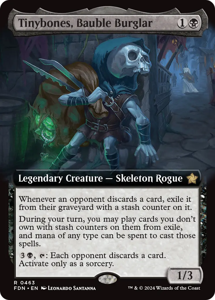 Tinybones, Bauble Burglar (Extended Art) [Foundations] 1