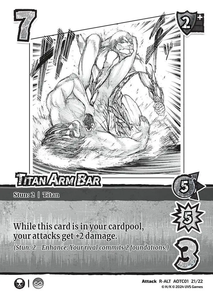 Titan Arm Bar (Alternate Art) - Challenger Series: Attack On Titan: Battle For Humanity (Csaot) 1