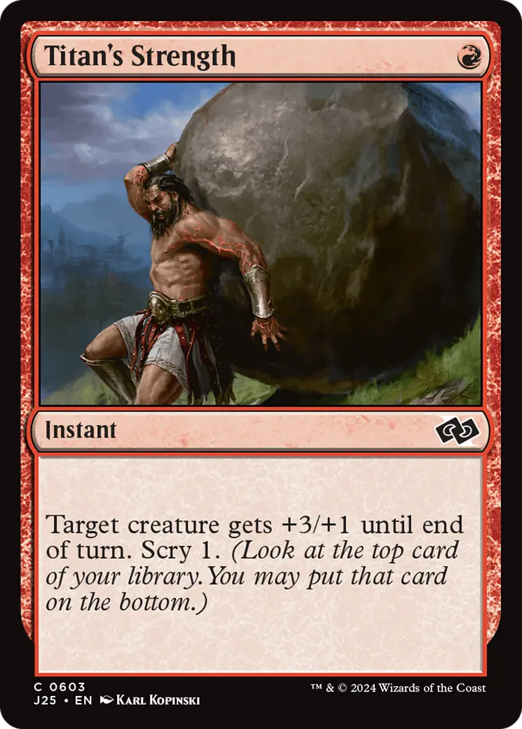 Titan's Strength [Foundations Jumpstart] 1