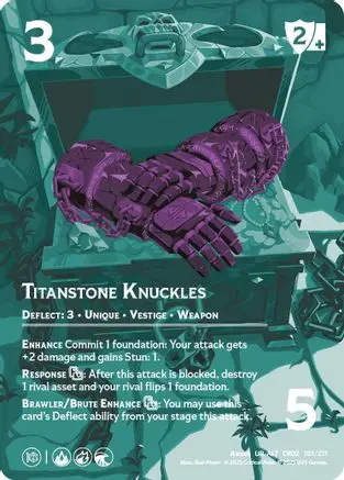 Titanstone Knuckles (Alternate Art) 1