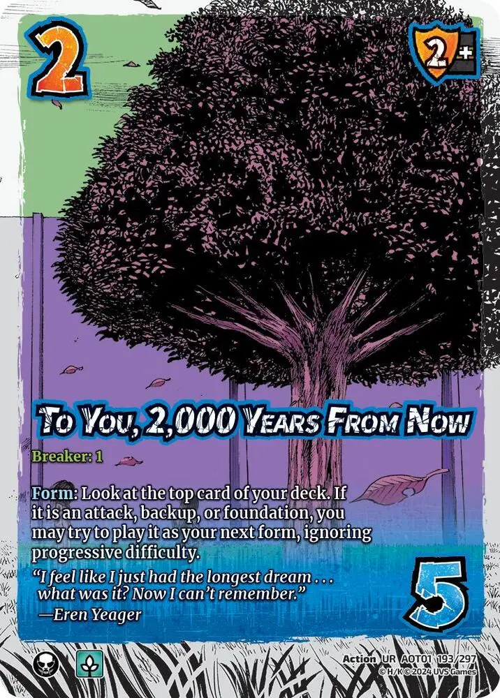 To You, 2,000 Years From Now - Attack On Titan: Battle For Humanity (Aot1) 1