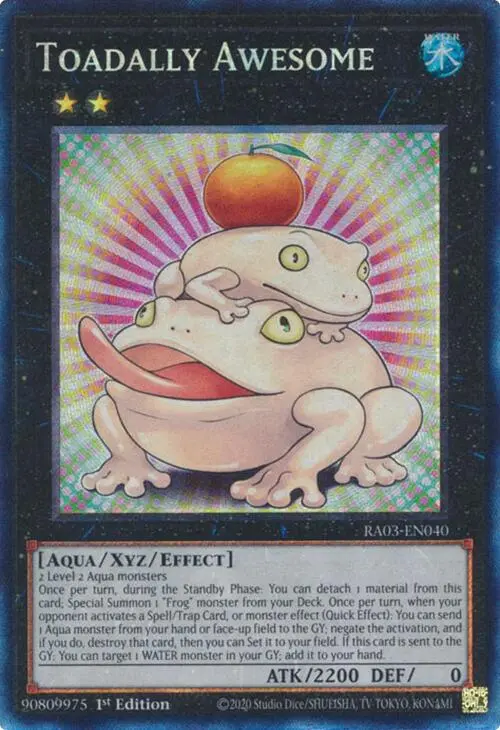 Toadally Awesome (Cr) [Ra03-En040] Prismatic Collector's Rare 1