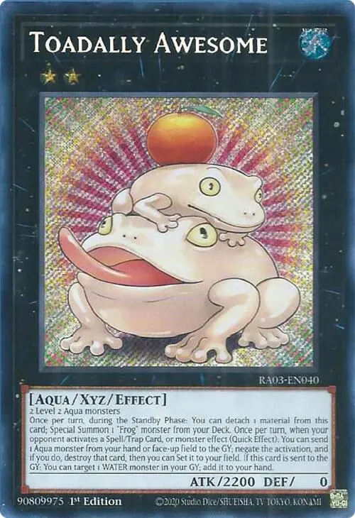 Toadally Awesome (Secret Rare) [Ra03-En040] Secret Rare 1