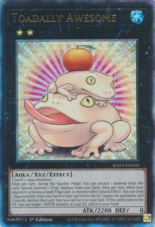 Toadally Awesome (Utr) [Ra03-En040] Prismatic Ultimate Rare 1