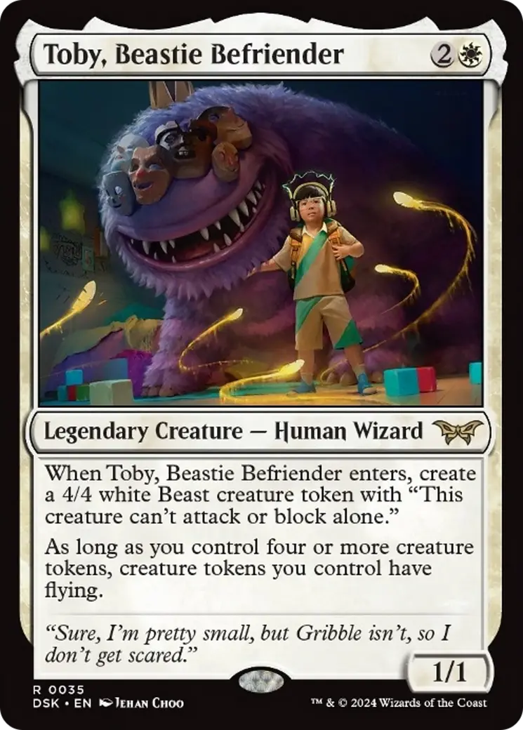 Toby, Beastie Befriender [Duskmourn: House Of Horror] 1
