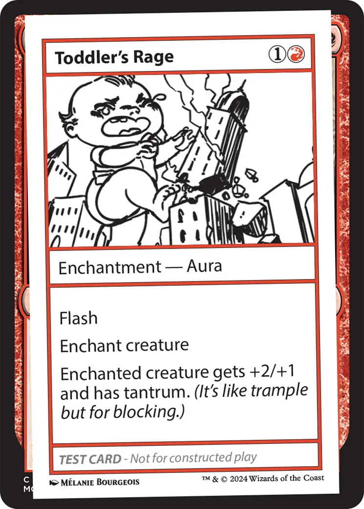 Toddler's Rage [Mystery Booster 2 Playtest Cards] 1