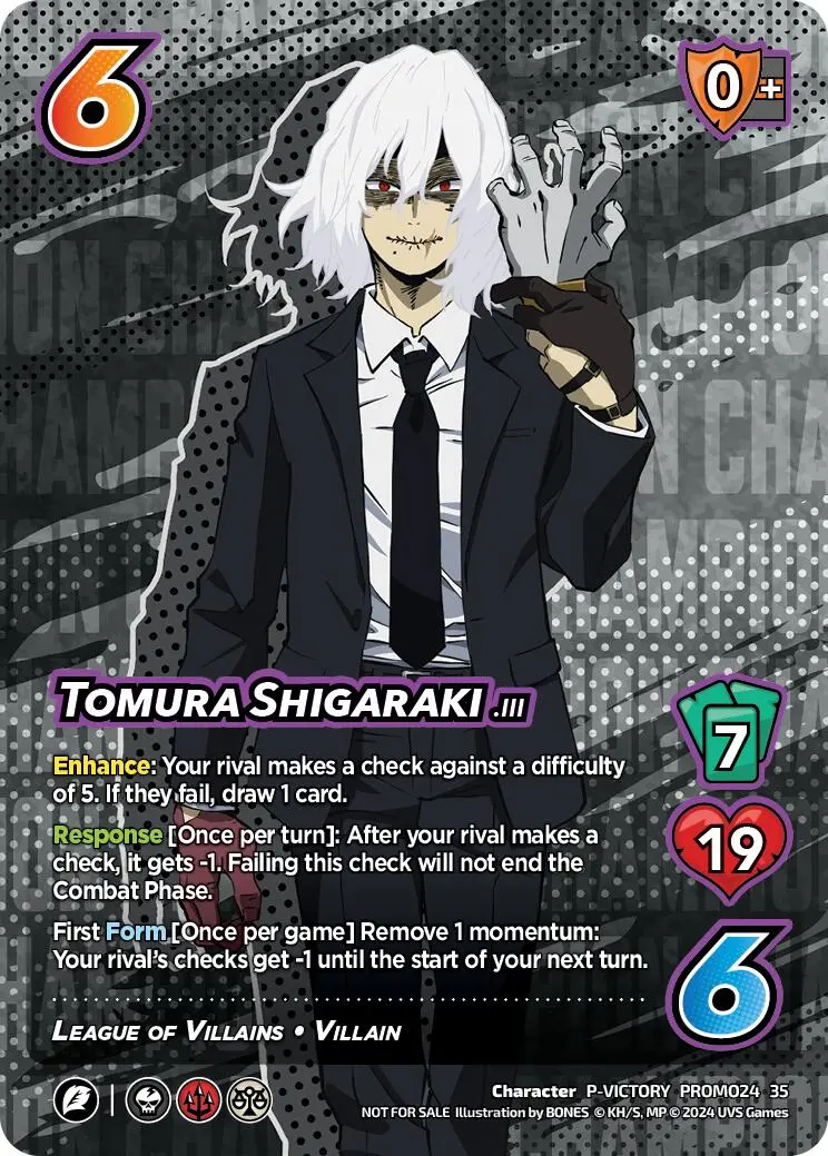 Tomura Shigaraki (2024 Regionals Season 2) (Victory) [Miscellaneous Promos] 1