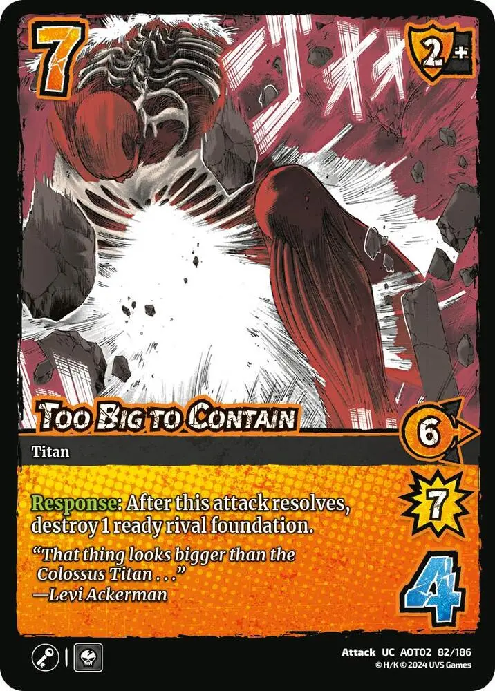 Too Big To Contain - Attack On Titan: Origins Of Power (Aot02) 1