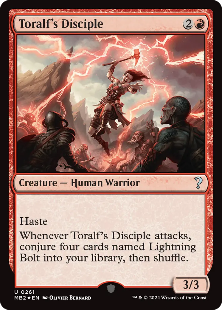 Toralf's Disciple [Mystery Booster 2] 1